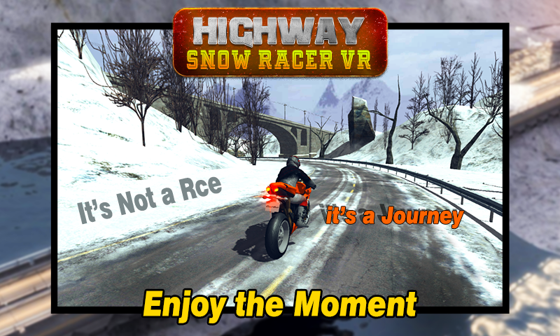 Highway Snow Racer VR截图2