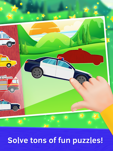 Police Car Puzzle for Baby截图4