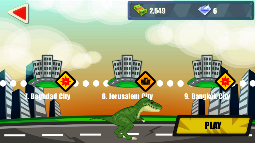 Jurassic: The city rampage截图2