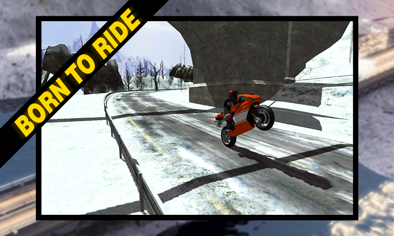 Highway Snow Racer VR截图4