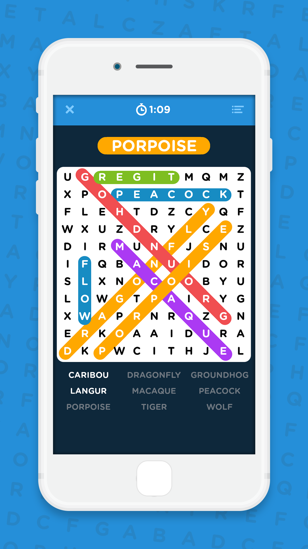 Infinite Word Search Puzzles截图1