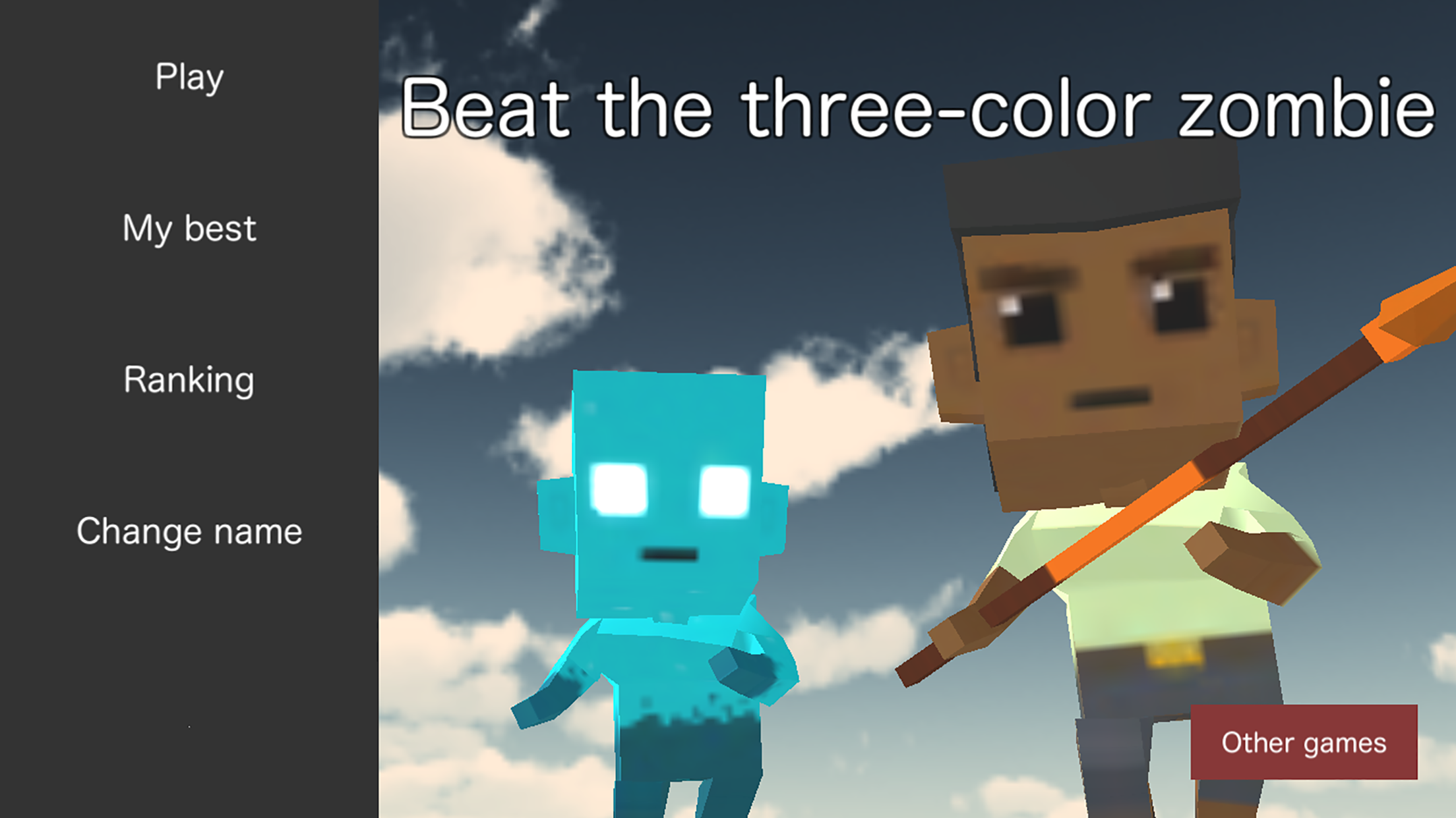 Beat the three-color zombie截图1