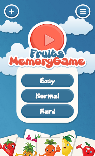 Fruits & Vegetables Nemory Game截图1