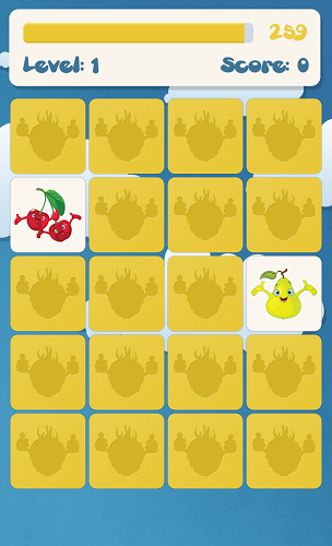 Fruits & Vegetables Nemory Game截图4