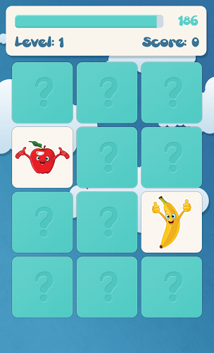 Fruits & Vegetables Nemory Game截图3