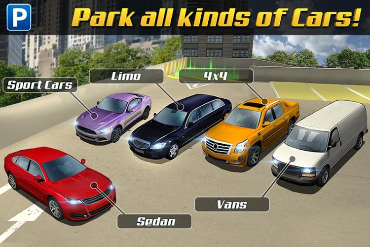 Multi Level 3 Car Parking Game截图2