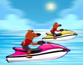 jetski scooby dog race截图2