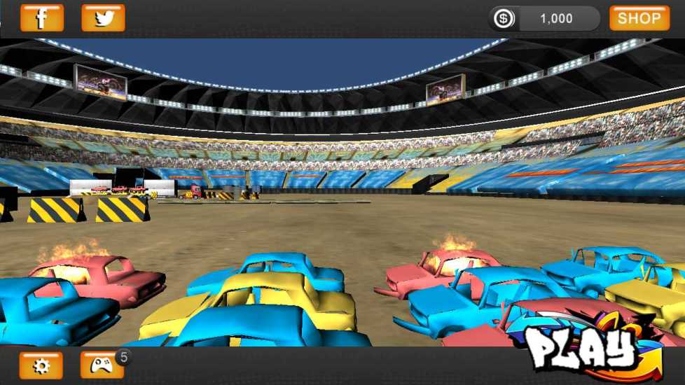 Monster Truck Speed Stunts 3D截图3