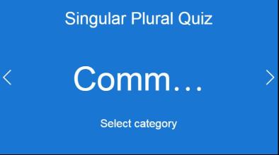 Singular Plural Quiz截图1