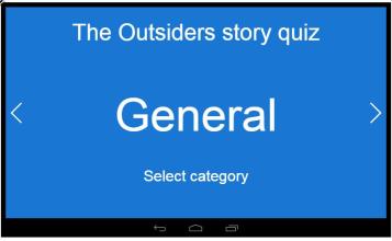 The Outsiders story quiz截图1