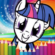 Coloring little pony princess截图1