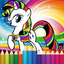 Coloring little pony princess截图3