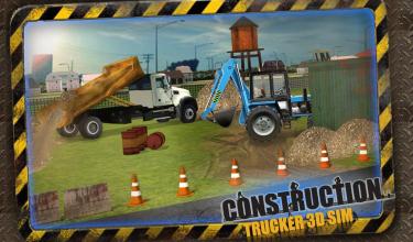 Construction Trucker 3D Sim截图5