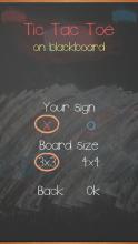 Tic Tac Toe On Blackboard截图5