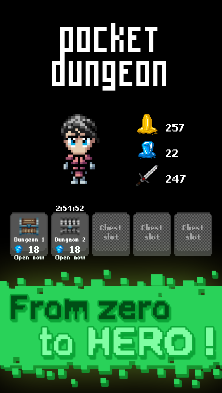 Pocket Dungeon - RPG game截图3