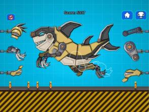机器鲨鱼大战 - 玩具恐龙机器人战队截图5
