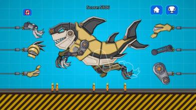 机器鲨鱼大战 - 玩具恐龙机器人战队截图1
