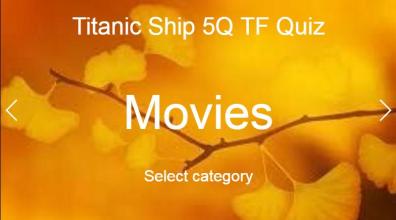 Titanic Ship 5Q TF Quiz截图1