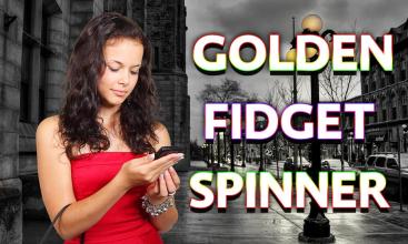 Gold Fidget Hand Spinner截图1