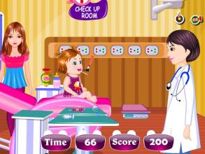 婴儿医疗女孩子的游戏截图3