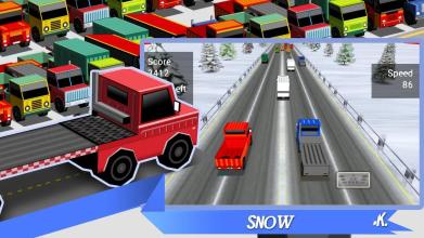 Truck Traffic Racing3D截图2