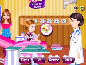 婴儿医疗女孩子的游戏截图2