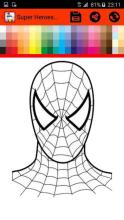 Super Heroes Coloring Pages截图4