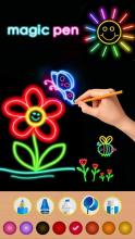 How to Glow Draw&Coloring Book截图1