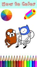 Coloring Adventure Time截图2