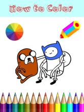 Coloring Adventure Time截图4