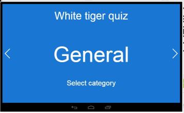 White tiger quiz截图1