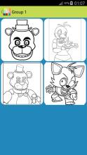 Five Nights Coloring Book FNAF截图3