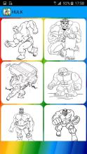 Super Hero Coloring Pages截图3