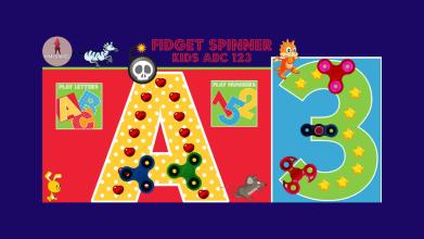 Fidget Spinner Kids ABC 123截图1