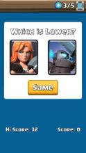 HigherLower Clash Royale Game截图1