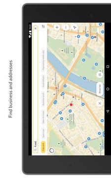 Yandex的地图截图