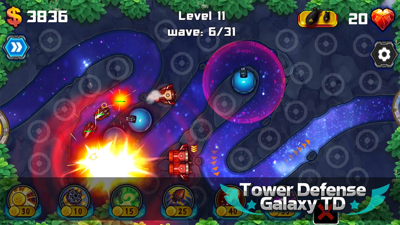 Tower Defense: Galaxy TD截图1