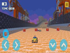 Blocky Turbo Kart Racers截图5