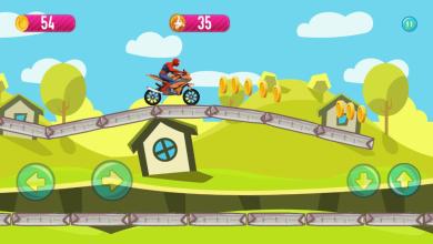 Super Hero - Spider Moto Bike截图2