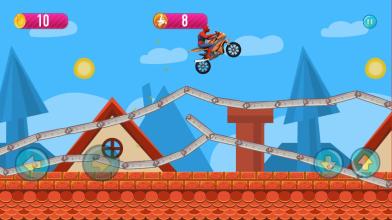 Super Hero - Spider Moto Bike截图4