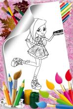 MLP Equestria Girls Coloring Pages截图2