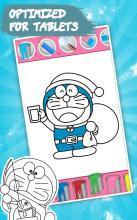 Coloring Book Dorae Cat截图2