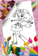 MLP Equestria Girls Coloring Pages截图5