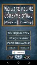 İngilizce Kelime Oyunu截图1