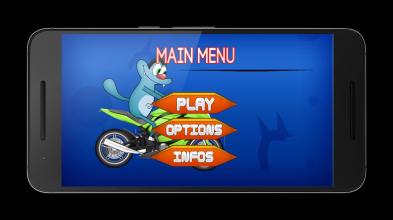 Oggy Moto Bike Speed And Fast Drive截图2