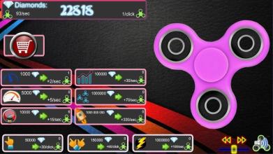 Crazy Fidget Spinner Clicker截图2