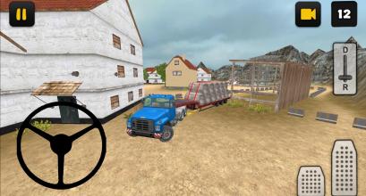 Construction Truck 3D: Pipe Transport截图1