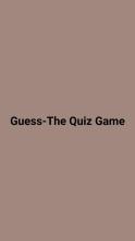 Guess-The Quiz Game截图1