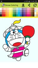 Dorae Cat Coloring Book Games截图2