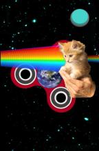 Fidget Spinner: Cats in Space截图1